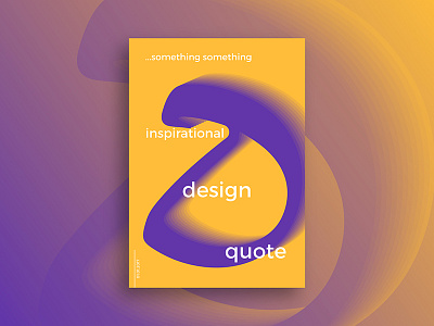 Design poster design inspirational quote