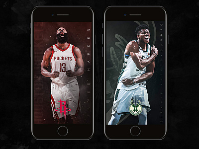 NBA Wallpaper Wednesdays basketball bucks houston iphone milwaukee nba rockets sports wallpaper wednesday