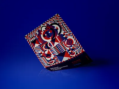 Behance Review 2016 colorful design flat geometric gradient illustration layout poster print vector