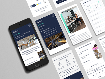 Responsive Design: The Bradfield Centre design digital graphic design iphone mobile phone responsive tech technology ui ux web