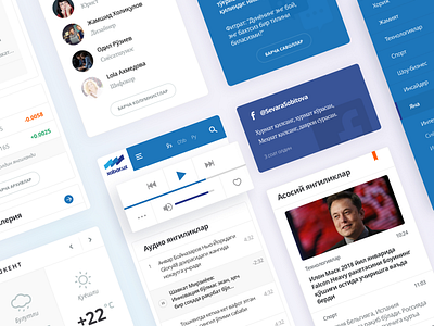Mobile version for Xabar.uz designers mobile ui user interface ux web design