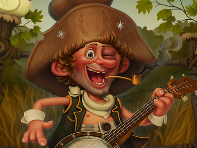 Billy character design illustration