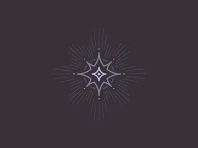 Star (003/365) bright illustration light line art minimal simple star twinkle