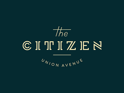 Logo Type Take 2 citizen inline logo slab serif type z