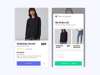 Shopping Cart 058 app design cart daily ui ecommerce shop shopping cart ui ux