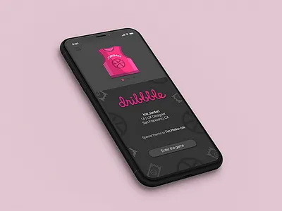 Hello Dribbble! debut designer first shot hello dribbble iphone jersey san francisco ticket ui ux