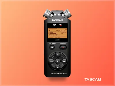 Tascam microphone sketch tascam vector