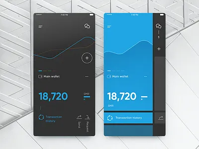 Crypto Wallet App app banking blockchain crypto currency mobile wallet