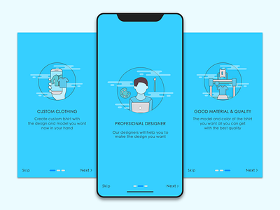 On Boarding app illustration onboarding ui ux