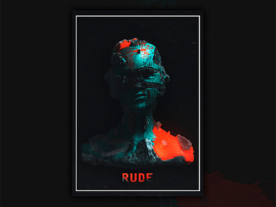 Rude 3d art c4d cinema4d colors design photoshop