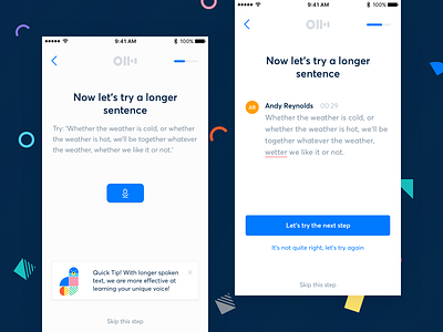 Onboarding Screens 📲❤️ branding ios onboarding shapes