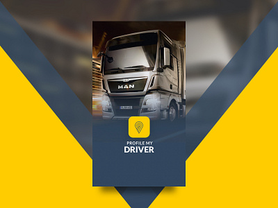 Profile My Driver - Mobile App designsipration dribbble flatui transportation travel uidesign webdesign