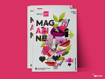 Beauty Prof Magazine branding cover logotype magazine