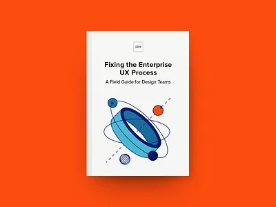 Fixing the Enterprise UX Process book cover design ebook enterprise system ui ux uxpin