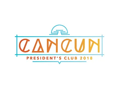 Cancun 2018 Logo V1b branding identity logo