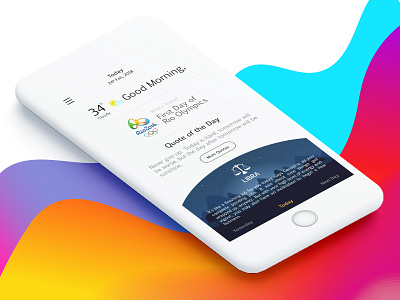 Artificial Intelligence App Concept ai app apple creative gradient horoscope iphone liquid neon ui ux