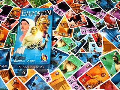 Diseño gráfico para el juego "Emporion"