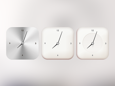 Modern Clock clock psd ui wall clock