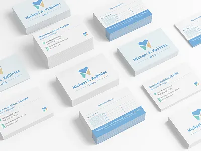 Dentist Office: Appointment Cards brand development dental dentist facebook print design social media