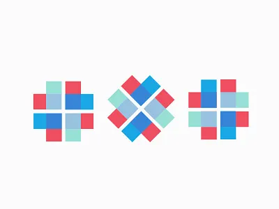 Logo Exploration brand clean logo logodesign mark minimal overlap simple ribbon