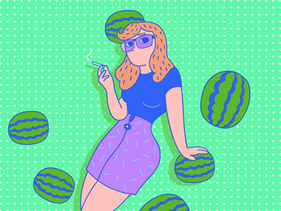 Summer Never End animation gif girls illustration