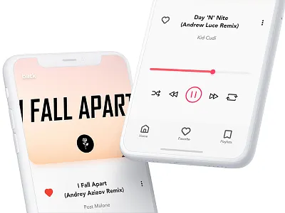 trap nation / player— app chill clean ui mobile music app trap trap nation ui