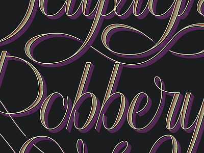 Daylight Robbery handmade illustration sketch type typo