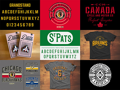 2017 Year In Review apparel fonts games hockey pins sports type typography