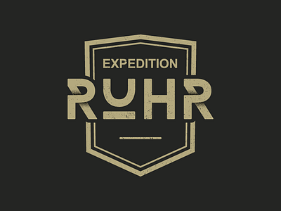 Expedition Ruhr design industrial logo proposal