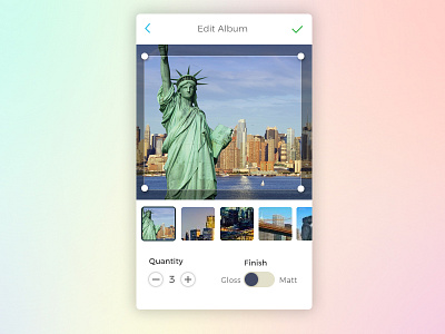 Photo Crop UI Screen crop tool design mobile app mobile ui ui