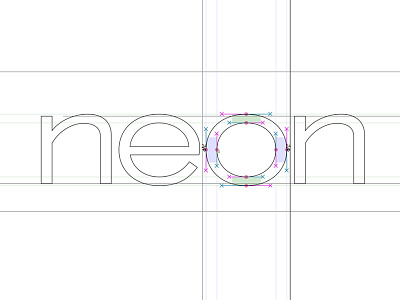 03 neon.bez daily editorial headlines logo type design typography