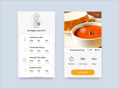 Leaderboard chef dailyui icons leaderboard recipe ui veggie