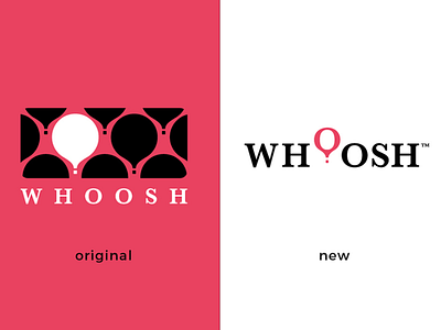 Whoosh Rebrand air baloon awesome pretty process rebrand refresh women