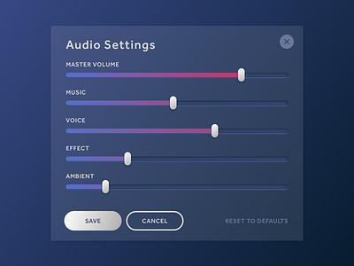 Daily UI #007: Settings daily ui dailyui dailyui007 ui ui design