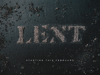 LENT church handmade jesus lent lettering typography
