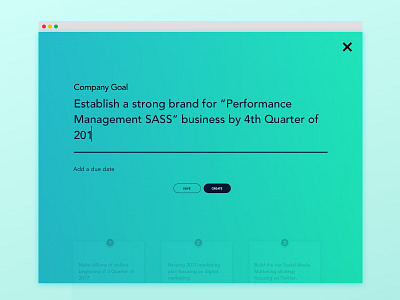 Goal Creation bridge form goals instructure ui ux