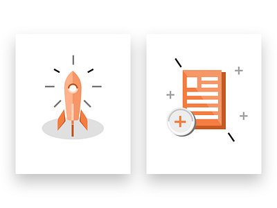 Quirky add fun graphics icon illustration paper plus quirky rocket