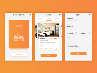 #067 Daily UI Challange Hotel Booking dailyuichallange