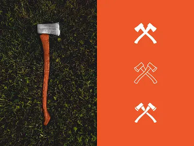 Tree Surgeon Logo WIP axe brand branding icon icon design identity logo logo design logo designer tree surgeon
