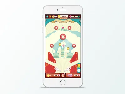 Pinball videogame branding design f2p game graphic graphic design mobile ui user experience user interface ux videogame