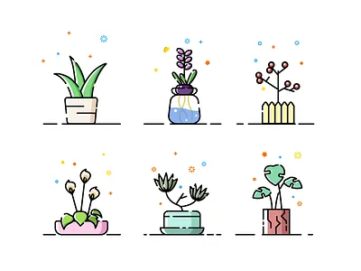 Plant icon-02 color icon mbe plant