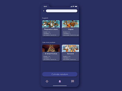 WĂIZ – The Romanian app for carols agency app carol christmas design ios ipone x mobile romania tradition ui ux
