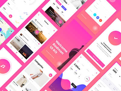 Rodman Mobile UI Kit app mobile sketch ui uikit ux