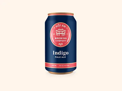 Hoi An Brewing Co - Can V1 barley beer brewery brewing can hops logo packaging wheat