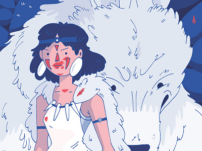 Mononoke Dribble anime character exhibition film illustration mononoke movie