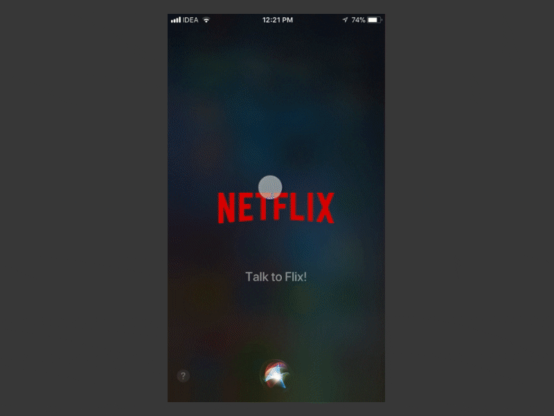 Netflix Concept - Animation animation app dark flat flinto mobile motion muzli netflix transitions ui design