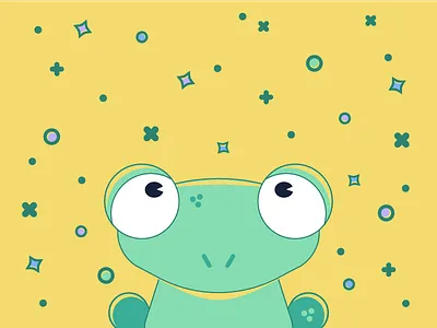 Sneak Peek app frog graphic design illustration illustrator kids