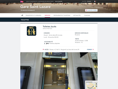 Gares & Connexions design interface sncf ui