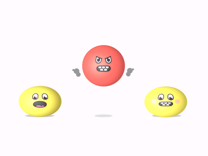 😃 😡 😬 angry ball balls bounce emoji emojis happy mad nervous scared smile stickers