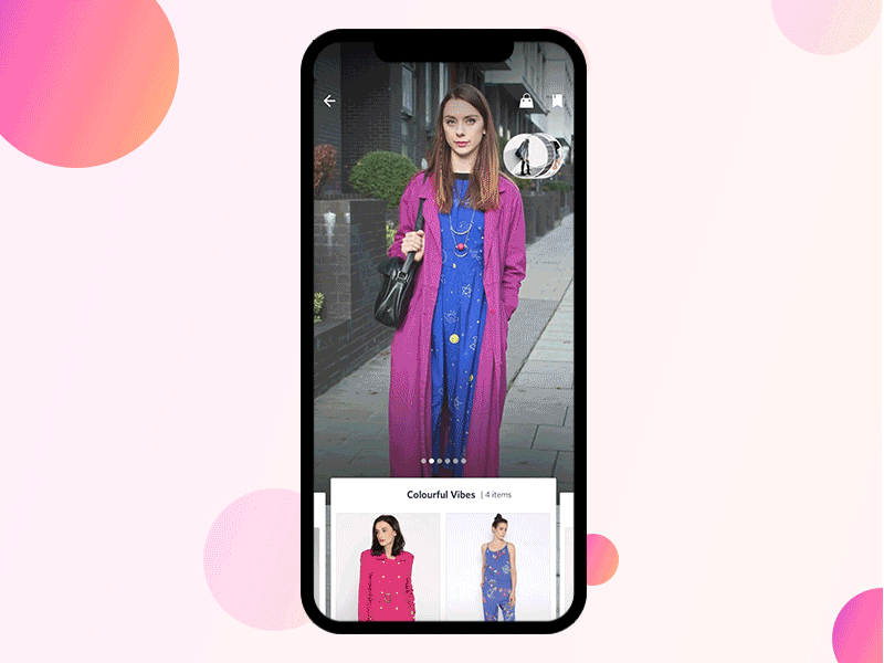 Fashion Look-book Concept cards ecommerce fashion fashionapp lookbook looks minimaldesign myntra ootd